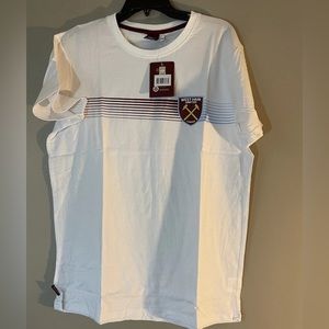 West Ham United Football Club London Men’s T-shirt English Premier White new